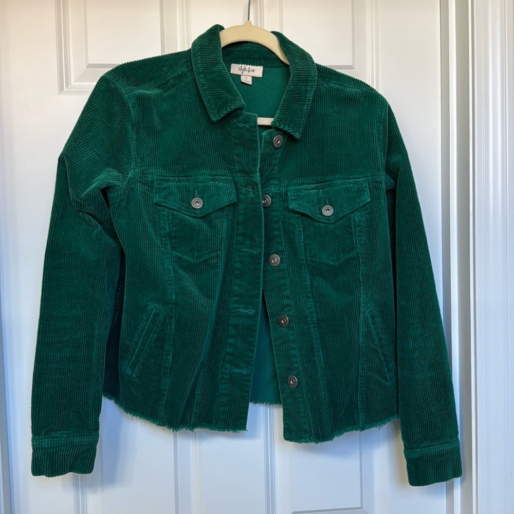 Style and Co Corduroy Jacket